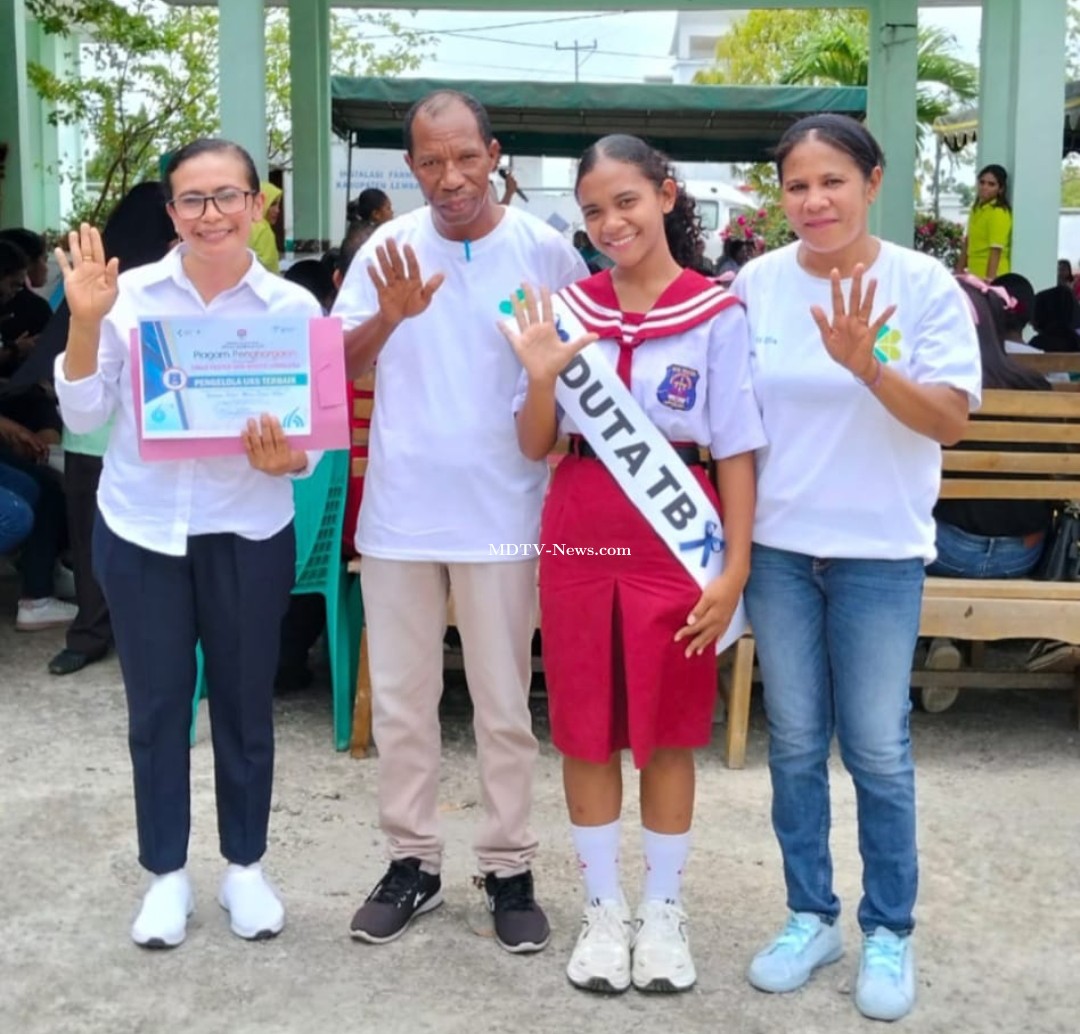 Amelia Leumara, Siswi SMA Frateran Don Bosco Lewoleba Dikukuhkan sebagai Duta TB Remaja