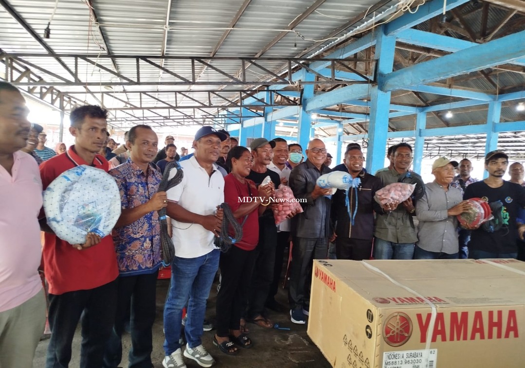 Tingkatkan Usaha Nelayan,Bupati Lembata Salurkan Aspirasi Anggota DPR RI Partai Amanat Nasional, Ahmad Yohan.