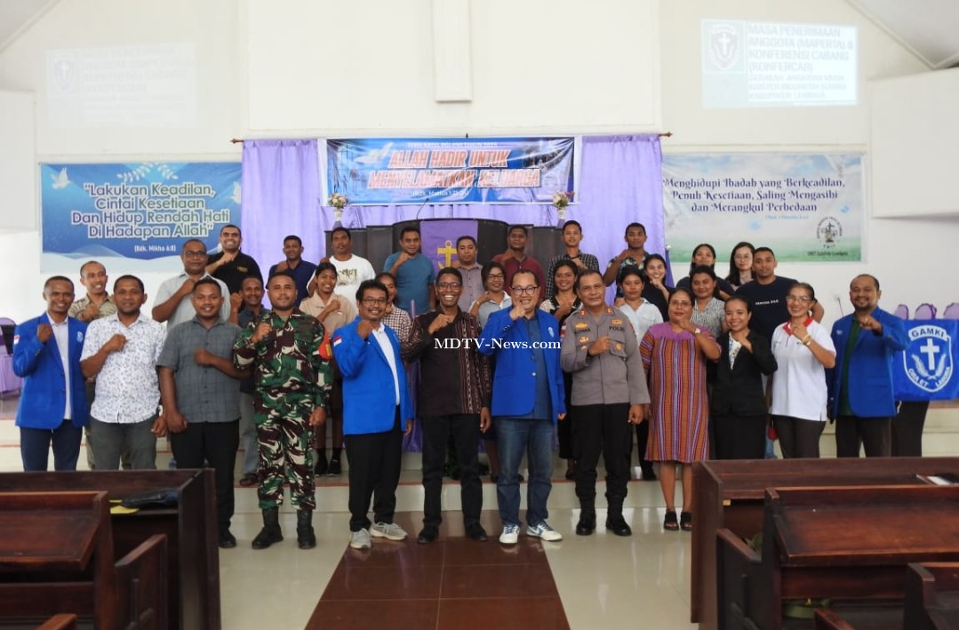 Buka MAPERTA dan KONFERCAB I, Ketua DPD GAMKI NTT Winston Rondo Tegaskan GAMKI Lembata Kecil Tapi Jembatan Bukan Tembok