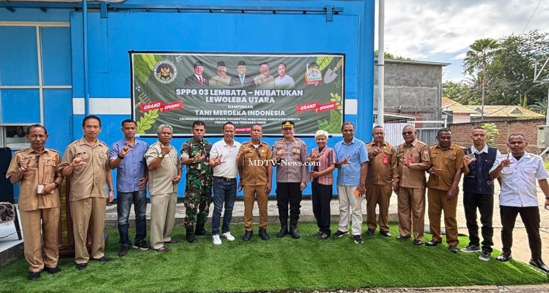 Dapur MBG SPPG 03 Lembata Resmi Beroperasi, Wakil Bupati Lembata Tekankan Kualitas dan Pemberdayaan Ekonomi Lokal