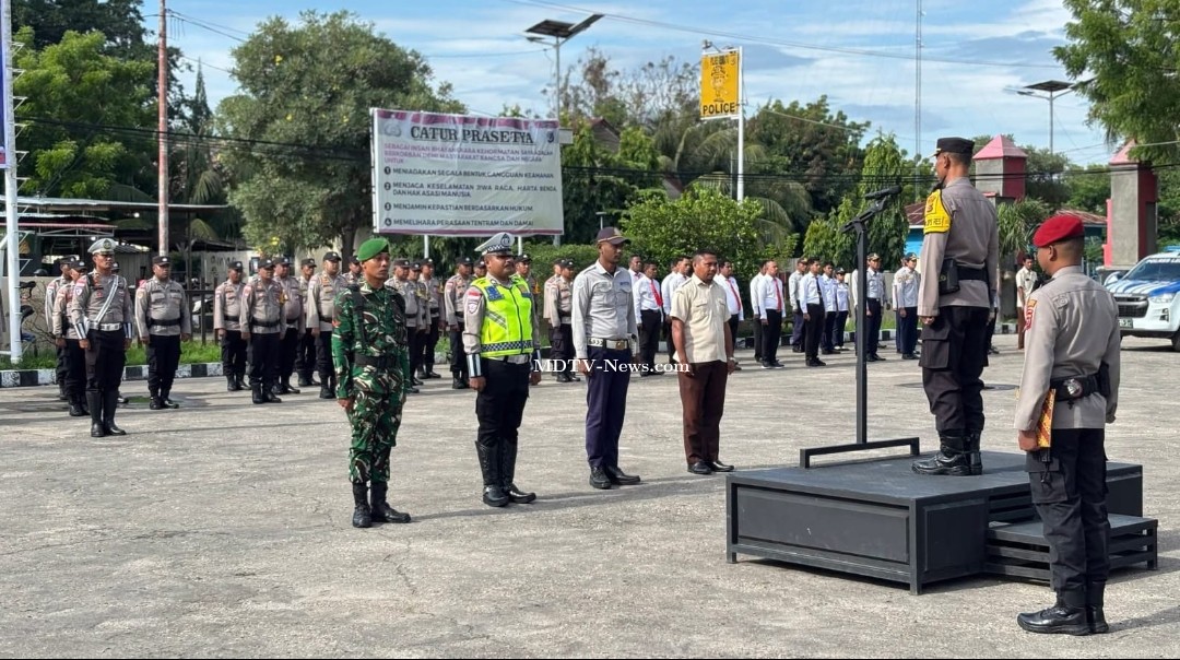 Upacara Gelar Pasukan Operasi Keselamatan Turangga T.A. 2026 Polres Lembata