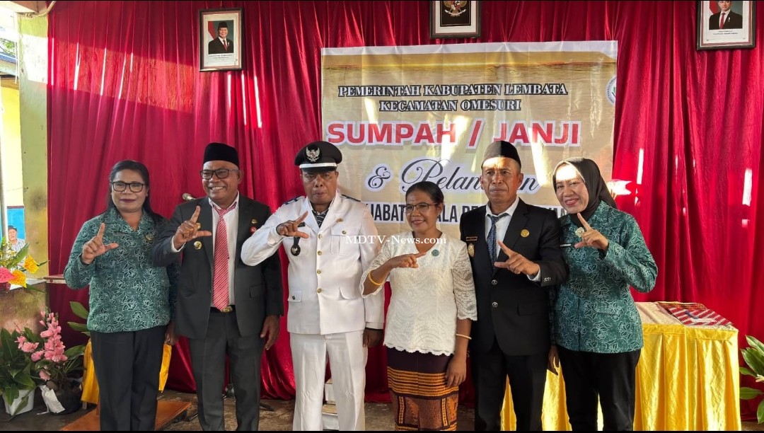 Bupati Lembata Lantik Penjabat Kepala Desa Antar Waktu Leuwayan, Tekankan Pelayanan dan Percepatan Pembangunan