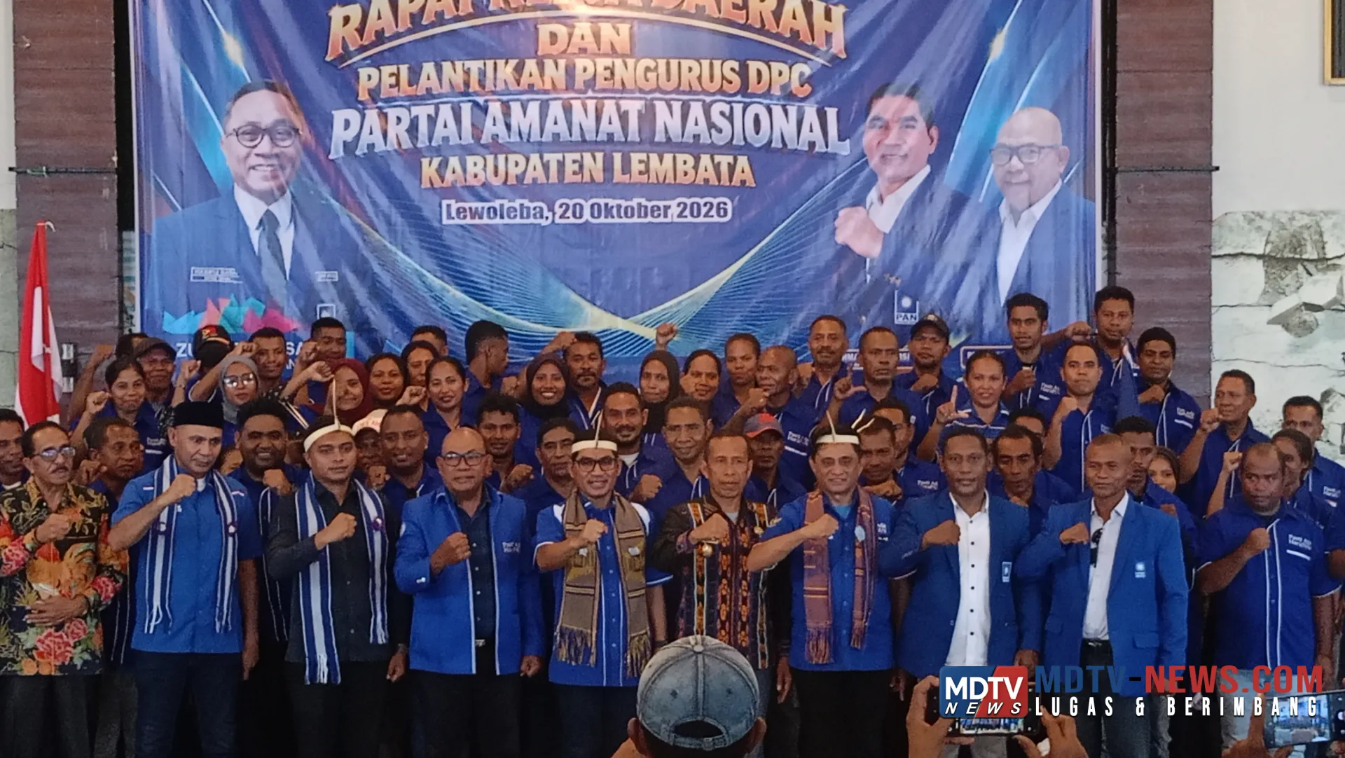 Perkuat Konsolidasi hingga Akar Rumput, PAN Lembata Gelar Rakerda dan Pelantikan Pengurus DPC