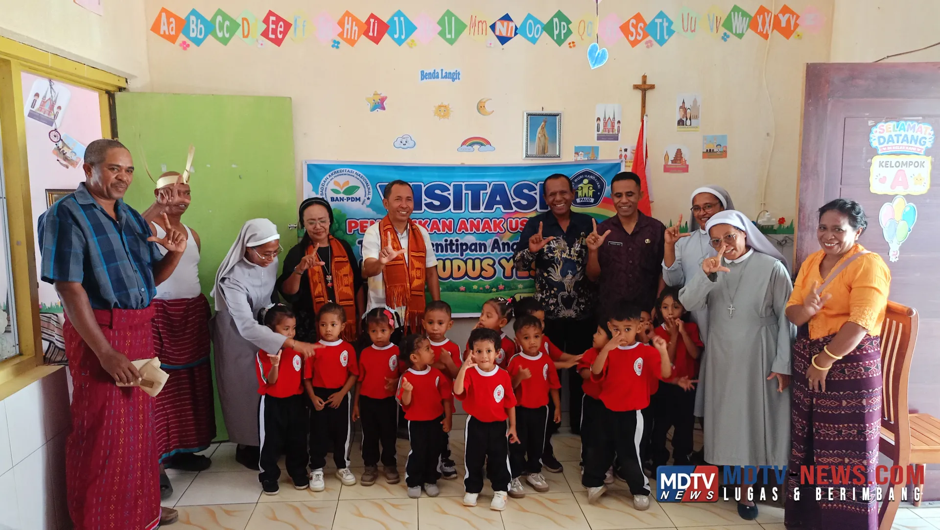 TPA Hati Kudus Yesus Lembata Terima Visitasi Akreditasi BAN PDM NTT