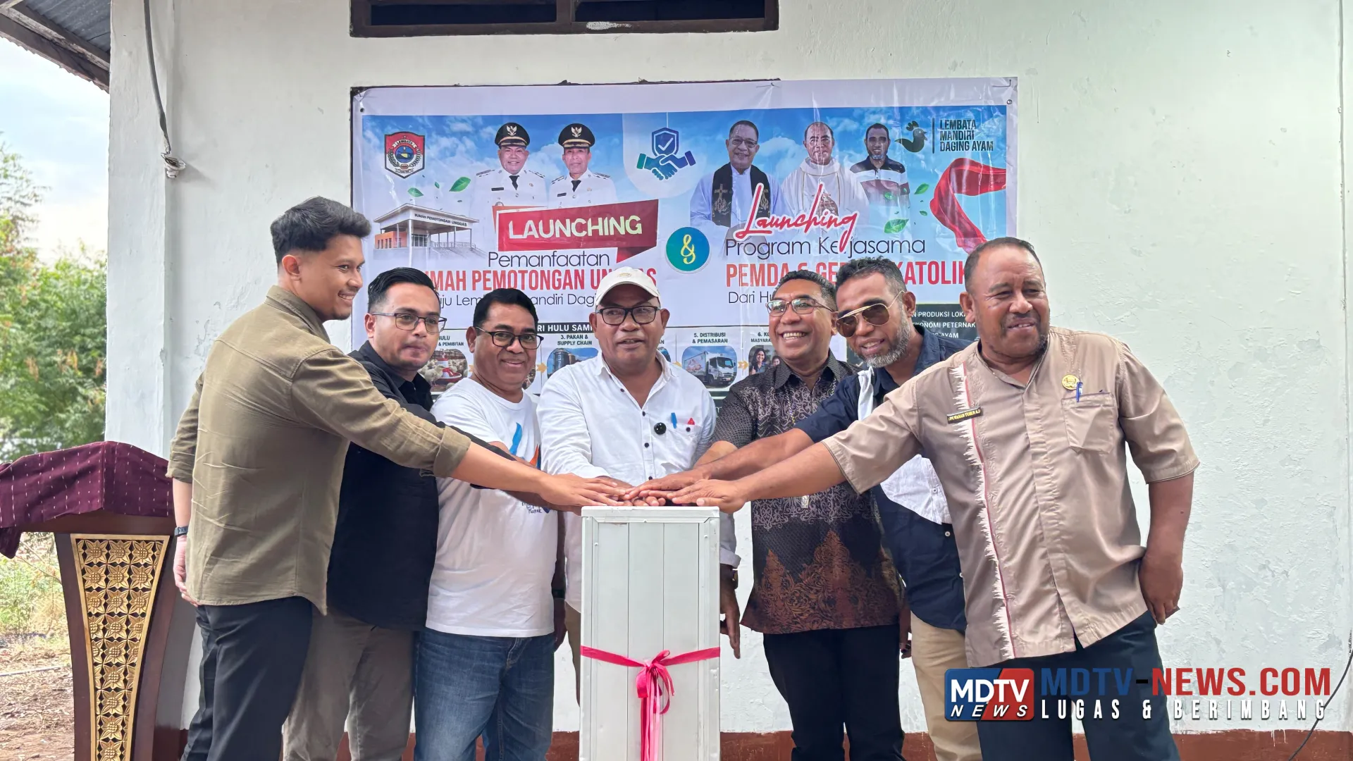 Pemkab Lembata Launching Rumah Potong Unggas, Dorong Hilirisasi Peternakan dan Ekonomi Kerakyatan