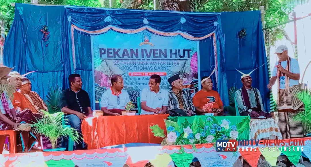 Pejabat Desa Panama Beri Teladan Lewat Eksebisi Kote pada HUT ke-25 UBSP Watar Letar