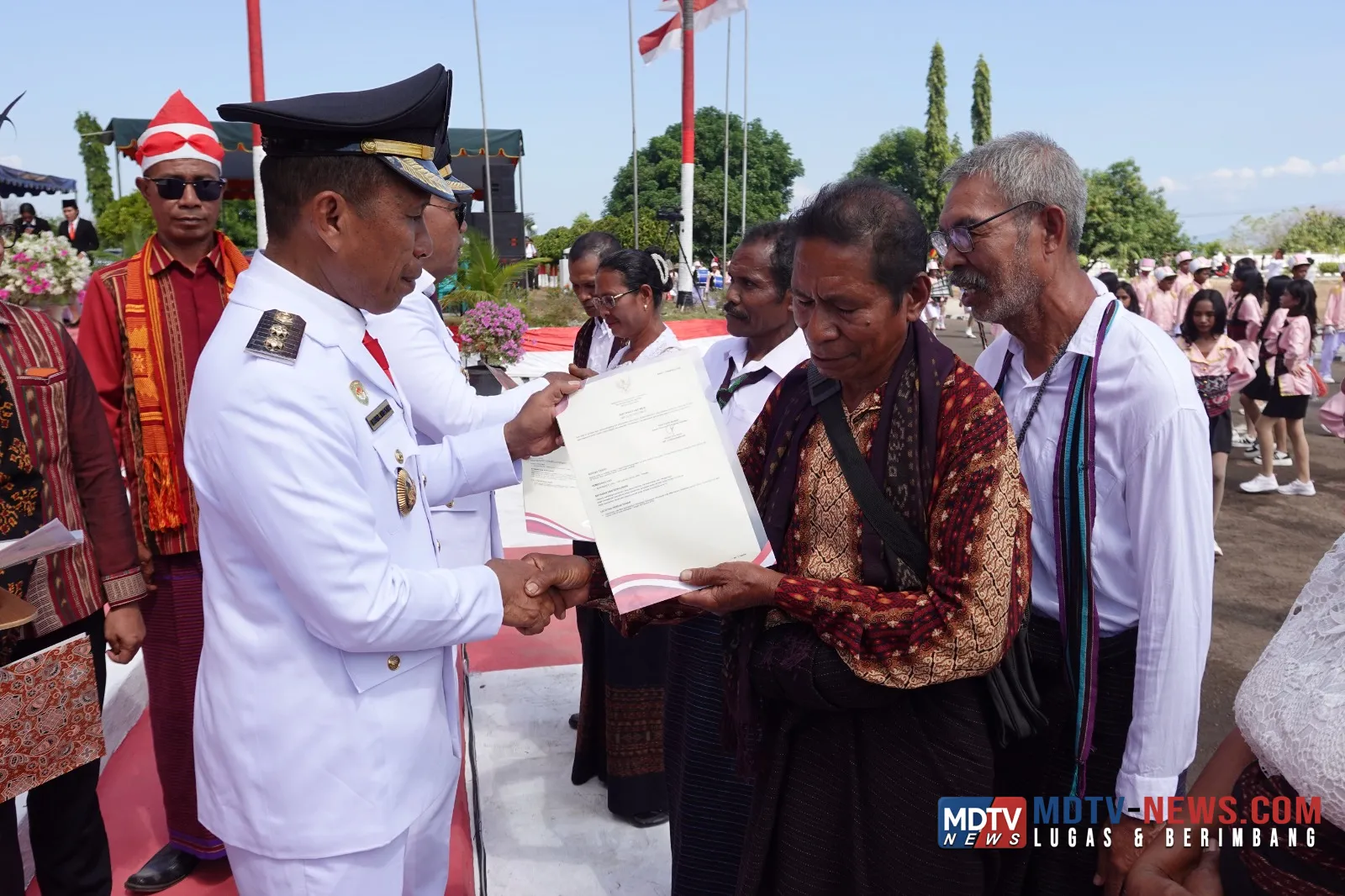 Momentum HUT RI ke-81, PTSL Lembata Capai 74 Persen: 2.012 Sertipikat Tanah Telah Diterbitkan