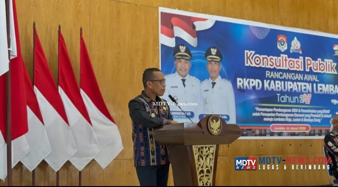 Konsultasi Publik RKPD Lembata 2027 Digelar, Wabup Nasir Ajak Semua Pihak Terlibat Aktif dalam Perencanaan Pembangunan Daerah