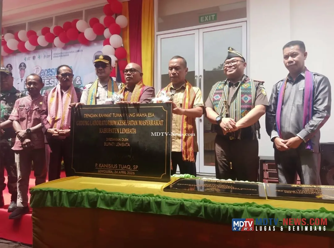 Di Balik Peresmian Labkesmas Rp12,9 Miliar di Lembata, Ujian Layanan, Virus, dan Bakteri Menanti