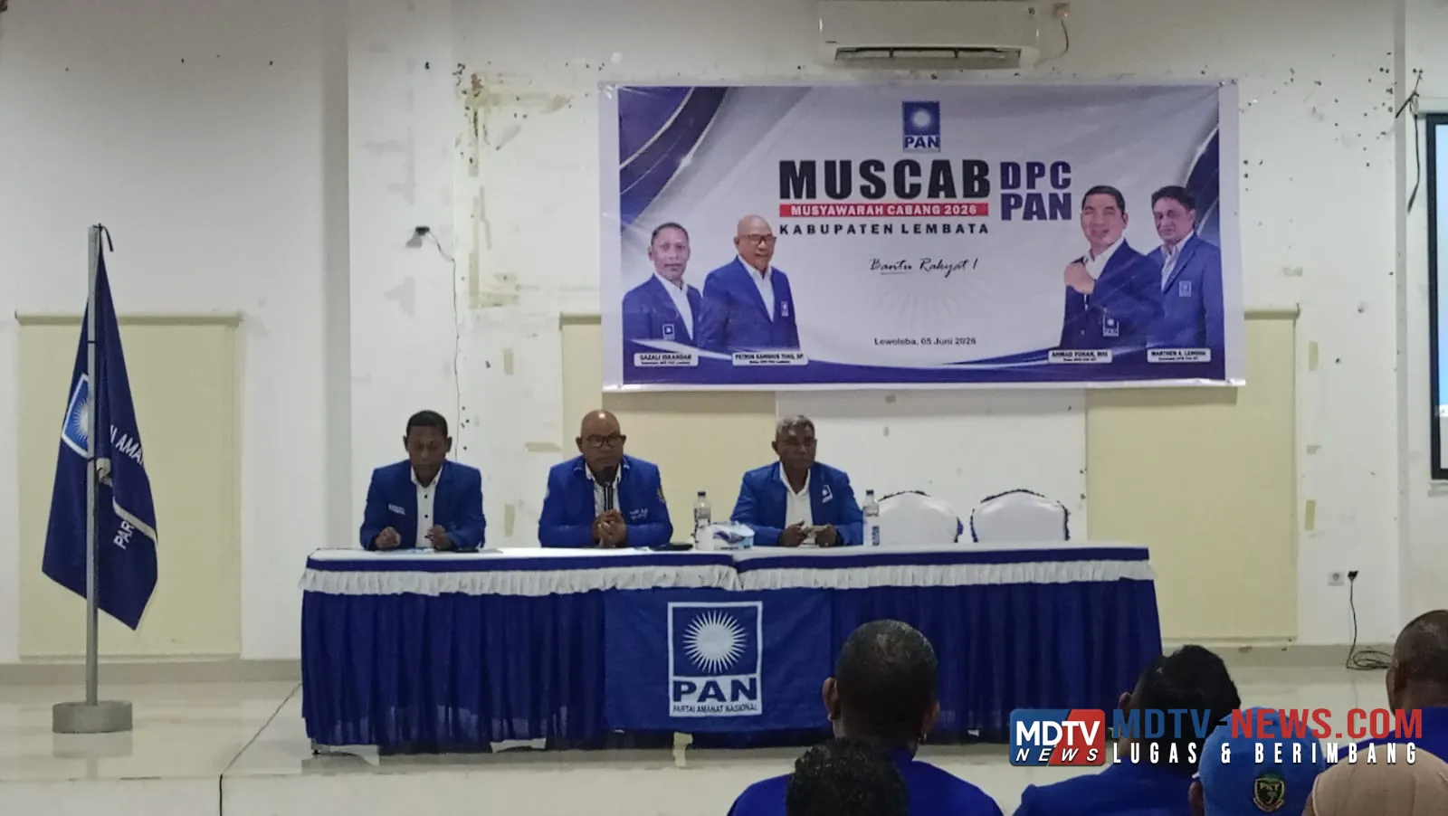 Muscab Perdana PAN Lembata Cetak Sejarah, Ketua DPD Kanis Tuaq: Saatnya Matahari Bersinar
