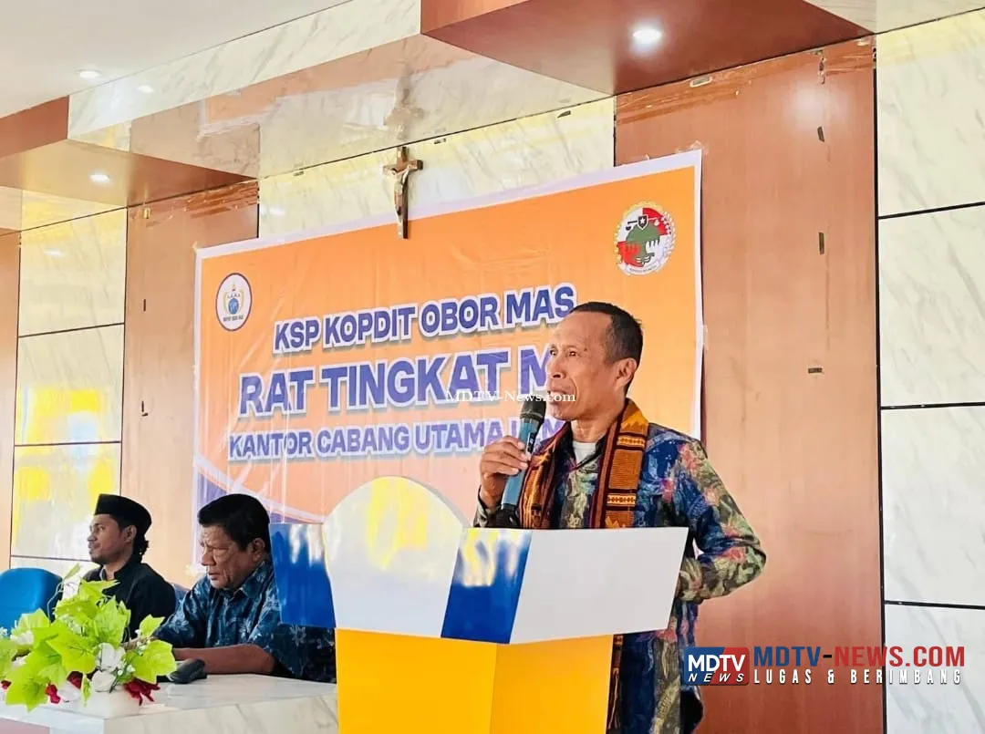 Wakil Bupati Lembata Resmi Membuka RAT KSP Kopdit Obor Mas Tahun Buku 2025